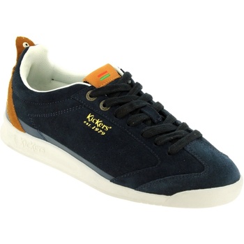 Chaussures Kickers Kick 18 Marine velours - Chaussures Baskets basses Homme 95 