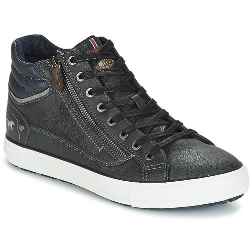Chaussures Homme Baskets montantes Mustang AIYANNA Gris foncé