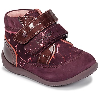 Chaussures Fille Boots Kickers BILIANA Violet / Rose