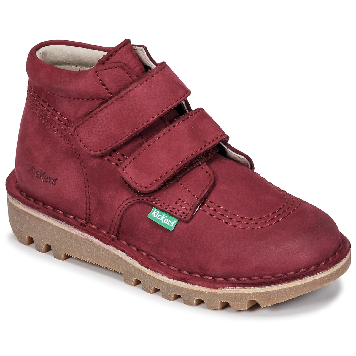Chaussures Fille Boots Kickers NEOVELCRO Rose