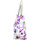 Sacs Femme Sacs porté main Eternel Sac cabas Éternel blanc fleurs violettes Multicolore