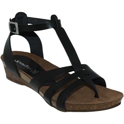 Xapatan 5134 Noir cuir - Chaussures Sandale Femme 59,00 €