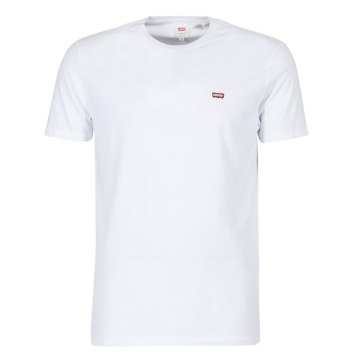 T-shirts Manches Courtes Levi's SS ORIGINAL HM TEE Blanc - Livraison Gratuite 