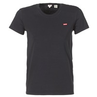 Vêtements Femme T-shirts manches courtes Levi's PERFECT TEE Noir
