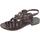 Chaussures Femme Sandales et Nu-pieds Mercanti Fiorentini 412 Vacchetta Tuffata Mogano Marron