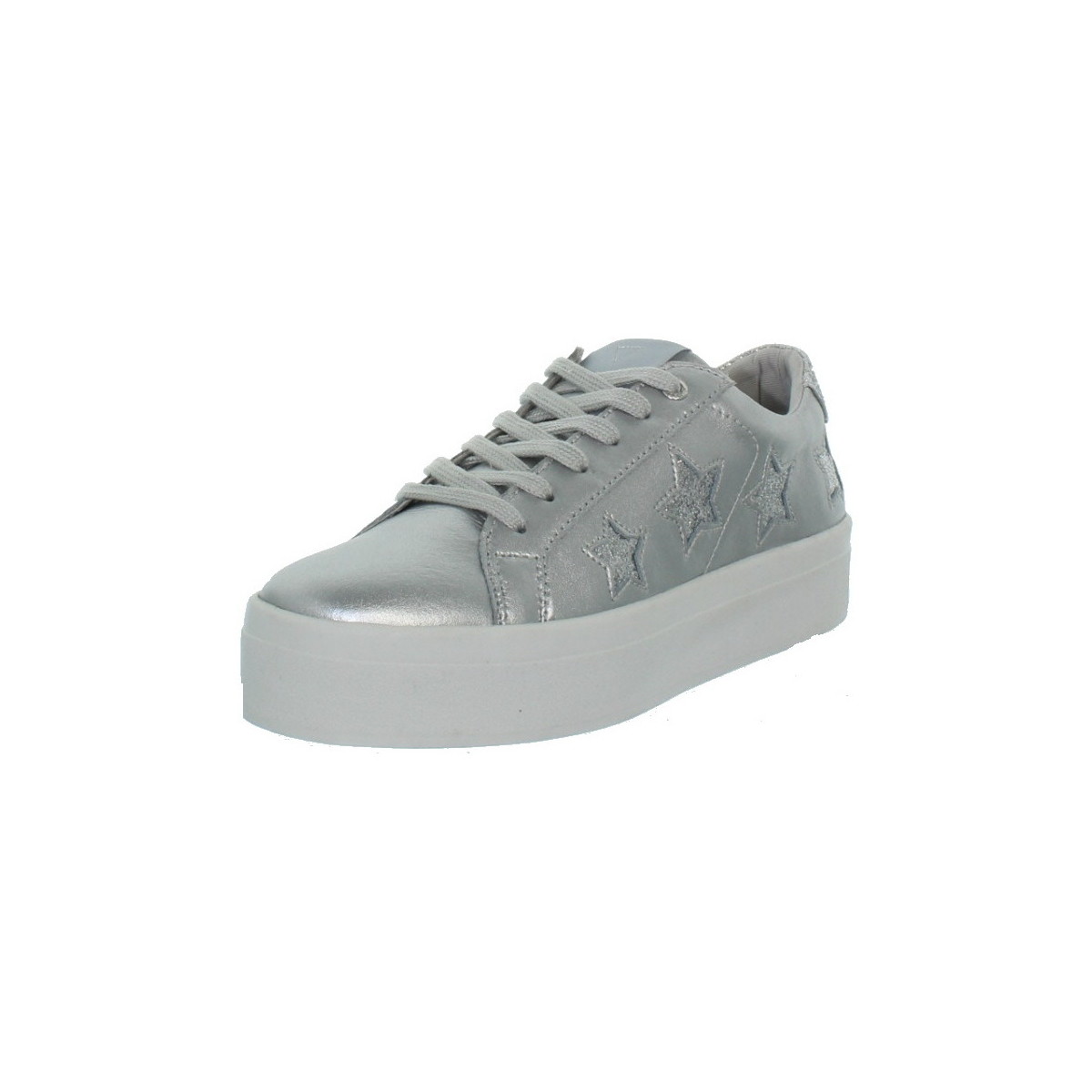 Chaussures Femme Baskets basses Guess Baskets  ref_guess43701 Silver Gris