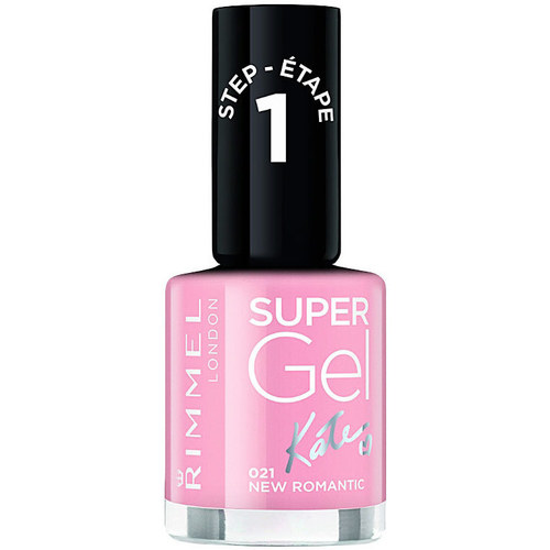 Beauté Femme French Manicure Super Gel Rimmel London Kate Super Gel Nail Polish 021-new Romantic 