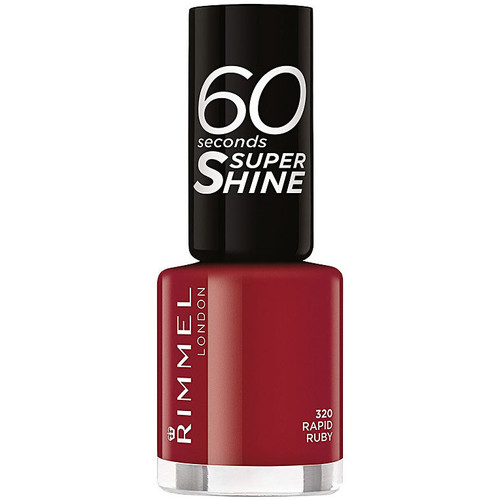 Rimmel London 60 Seconds Super Shine 320-rapid Ruby - Beauté Vernis à ongles  Femme 8,56 €