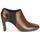 Chaussures Femme Low boots Geox D VIVYANNE HIGH Marron