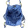 Sacs Femme Sacs porté main Morgan Sac bourse  M - Toile motif imprimé - Bleu Multicolore