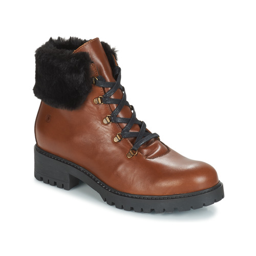 Chaussures Femme Boots Casual Attitude JENO Cognac
