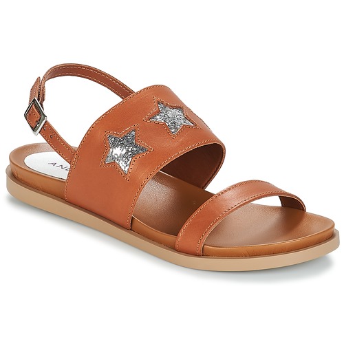 André TAIGA Camel - Livraison Gratuite | Mail-casShops ! - Chaussures  Sandale Femme 29,50 €