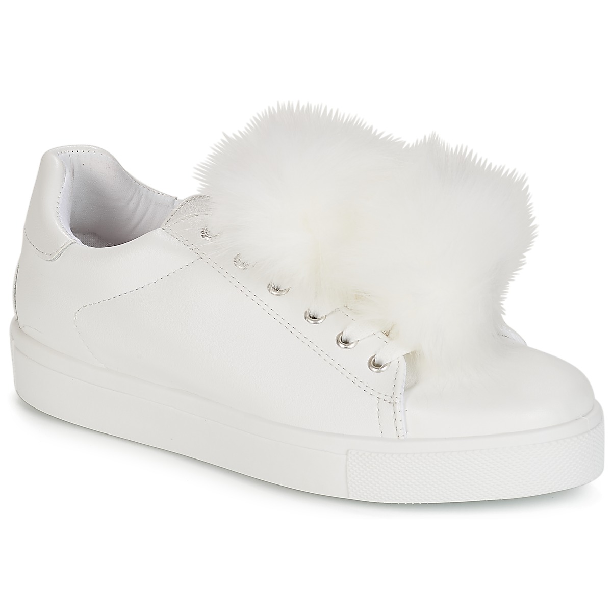 Chaussures Femme The home deco fa POMPON Blanc