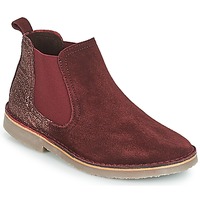 Chaussures Fille Boots Citrouille et Compagnie FIGOULI Bordeau / Glitter