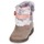 Chaussures Fille Boots Citrouille et Compagnie JERRADJE Gris / Rose