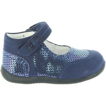 Chaussures Garçon Derbies & Richelieu Kickers 608150-10 BARIELLE Bleu