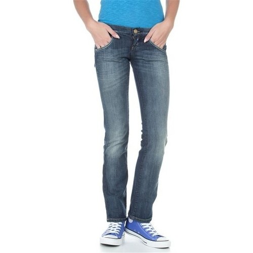 Lee Lynn L38418HD niebieski - Vêtements Jeans droit Femme 44 