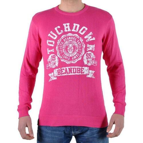 Vêtements Homme Pulls Sélection Galerie Chic Pull Be And Be Touchdown Rose