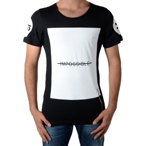 Vêtements Homme T-shirts manches courtes Celebry Tees Impossible Noir