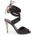 Chaussures Femme Sandales et Nu-pieds Charles Jourdan MADNESS Noir / Sable