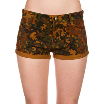 Vêtements Femme Shorts / Bermudas Obey HARD ROAD Camouflage