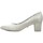 Chaussures Femme Escarpins Osvaldo Pericoli Chaussure de Mariage, Escarpin en Satin de Soie-400RINA Blanc