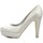 Chaussures Femme Escarpins Osvaldo Pericoli Chaussure de Mariage, Escarpin en Satin de Soie-185GEMMA Blanc