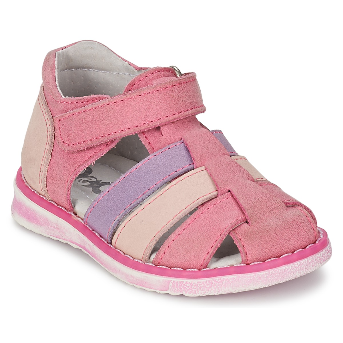 Chaussures Fille Sandales et Nu-pieds Pulls & Gilets FRINOUI Lilas / Rose / Fuchsia