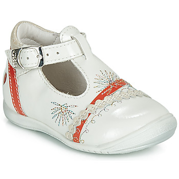 Chaussures Fille Ballerines / babies GBB MARINA VVN NACRE-CORAIL DPF/KEZIA