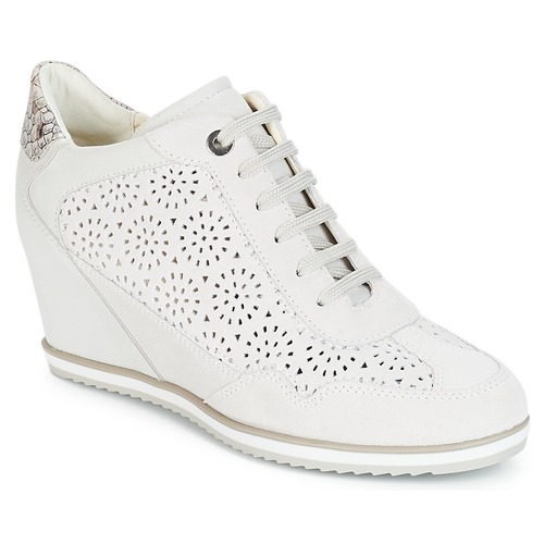 Geox D ILLUSION Blanc - Chaussures Basket montante Femme 153,11 €