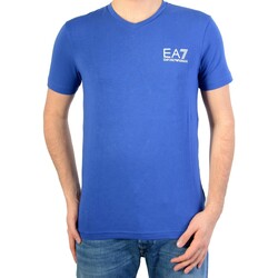 Vêtements Homme T-shirts manches courtes Ea7 Emporio Armani suede 76508 Bleu