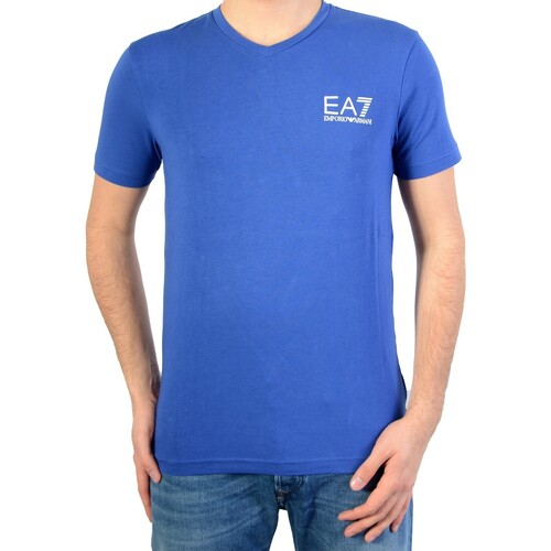 Vêtements Homme T-shirts manches courtes Ea7 Emporio Armani training Bleu