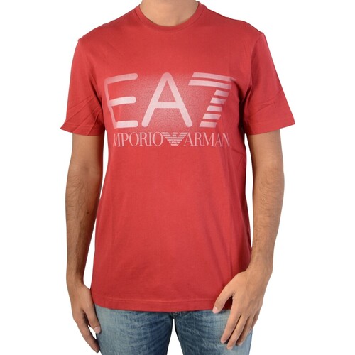 Vêtements Homme T-shirts manches courtes Ea7 Emporio Armani BRANDED 2 Rouge