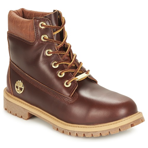 Chaussures Enfant Boots Timberland 0a2jx9 6 In Premium WP Boot WHEAT QUARTZ