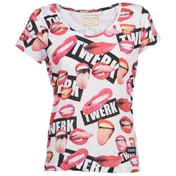 Vêtements Femme T-shirts manches courtes Eleven Paris HEKATE Blanc / Rose