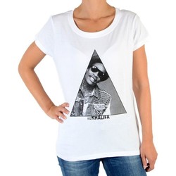 Vêtements Femme T-shirts manches courtes Eleven Paris Tralif W Wiz Khalifa Blanc