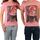 Vêtements Fille T-shirts manches courtes Eleven Paris Katos SS Kate Moss Mixte Rouge