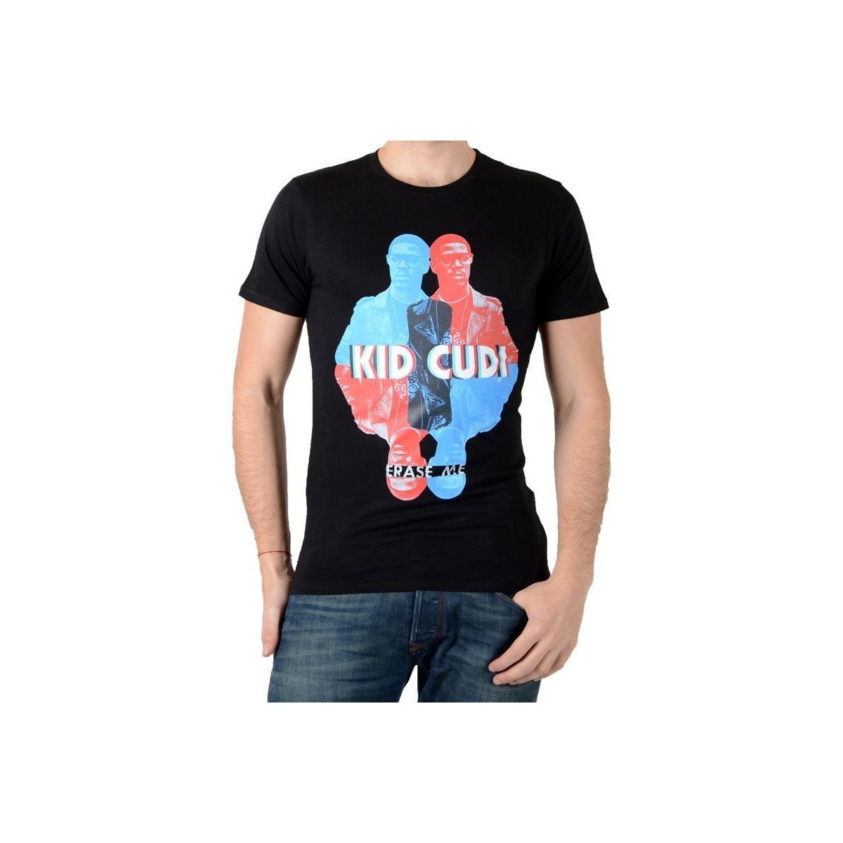 Vêtements Homme T-shirts manches courtes Eleven Paris Kidc M Kid Cudi Noir