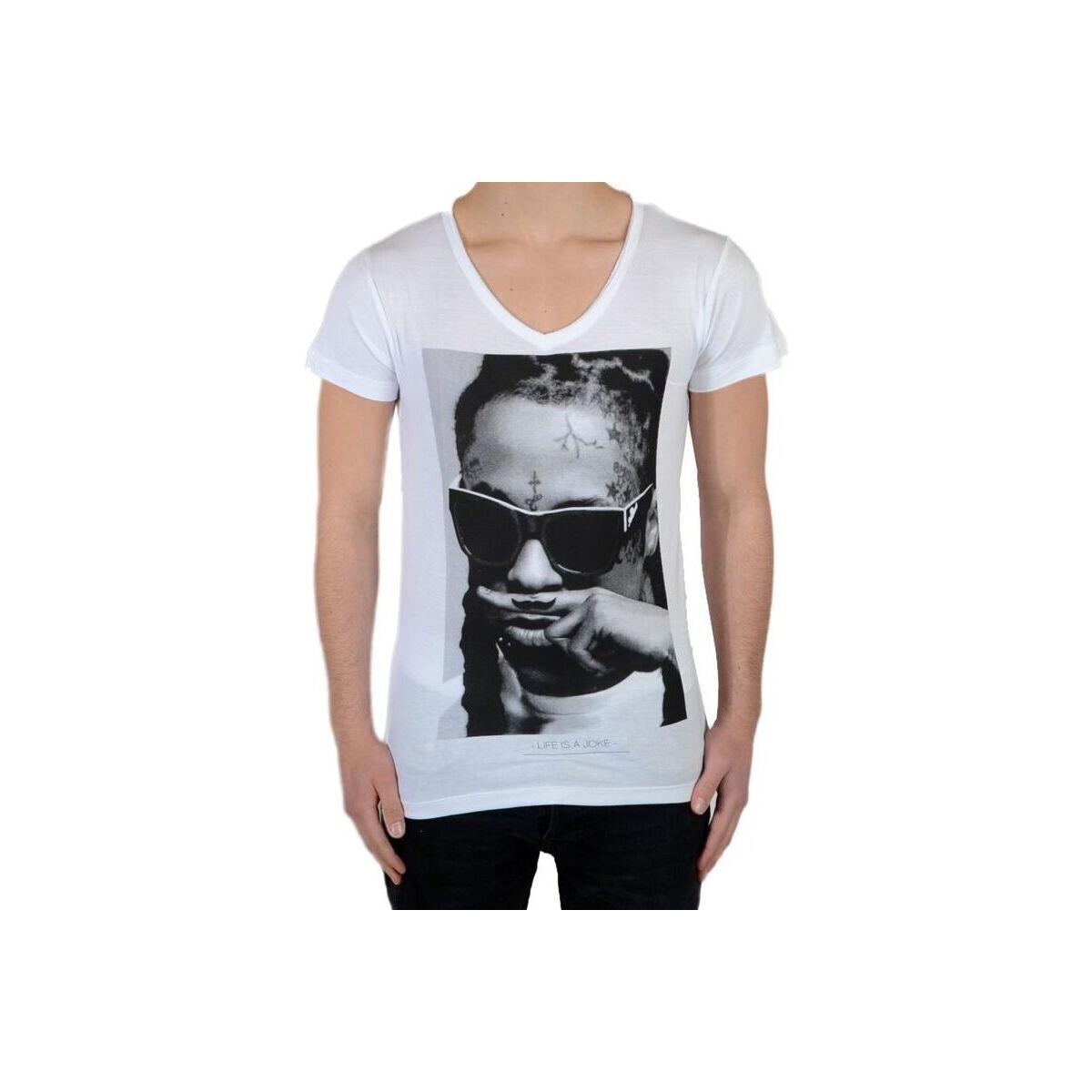 Vêtements Fille T-shirts sans manches courtes Eleven Paris Lil SS Mixte Blanc