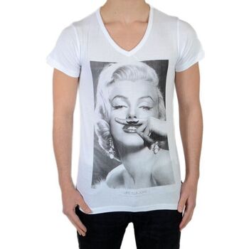Vêtements Garçon T-shirts manches courtes Eleven Paris 40277 Blanc