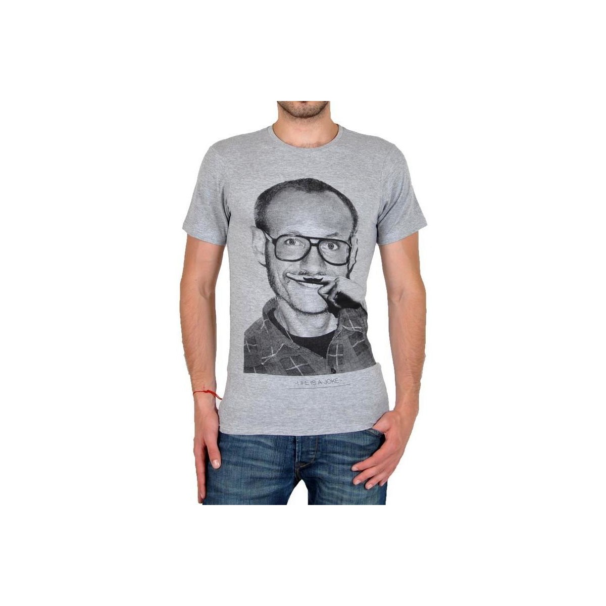 Vêtements Homme T-shirts manches courtes Eleven Paris Terry Ts Terry Richardson Gris