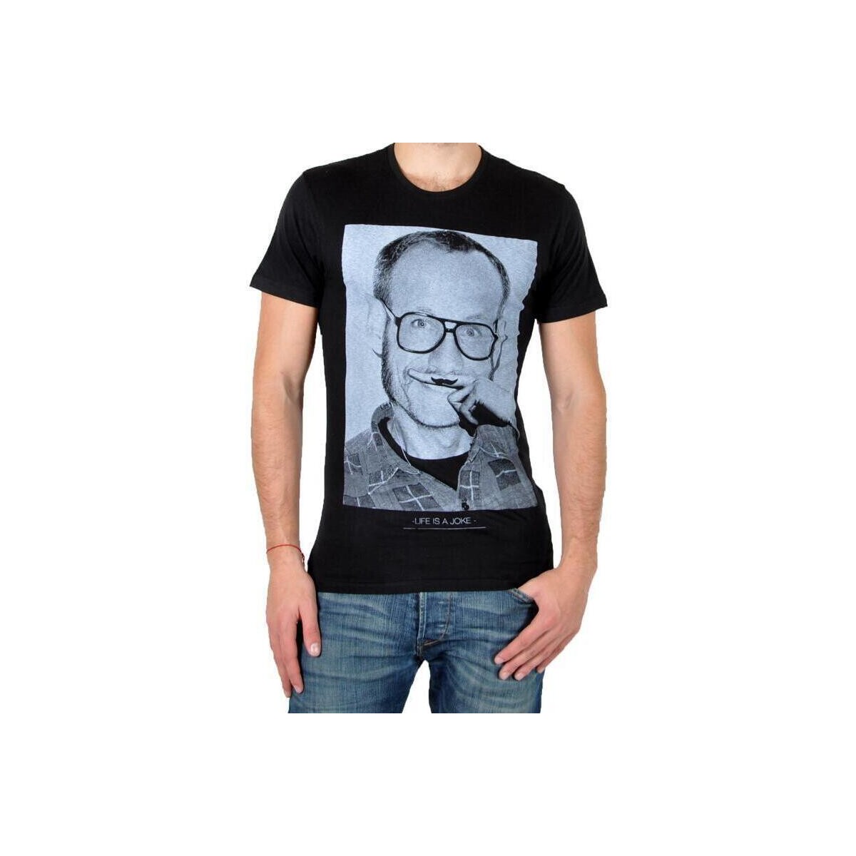 Vêtements Homme T-shirts manches courtes Eleven Paris Terry Ts Terry Richardson Noir