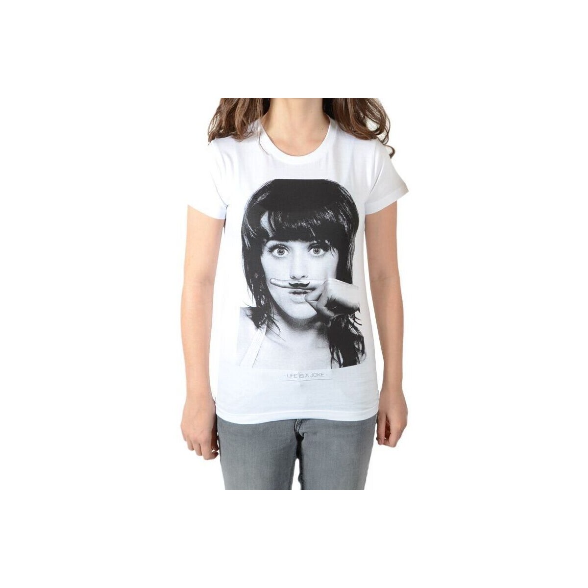 Vêtements Fille T-shirts manches courtes Eleven Paris Perry SS Mixte Blanc