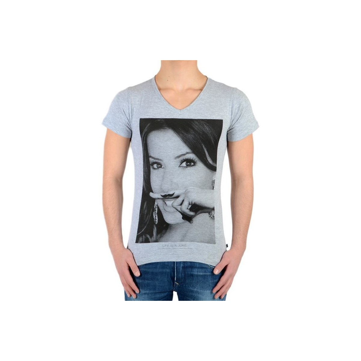 Vêtements Fille T-shirts manches courtes Eleven Paris Eva SS Mixte Gris
