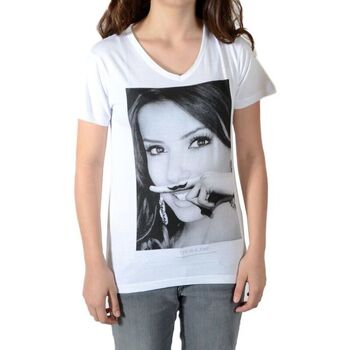 Vêtements Fille T-shirts manches courtes Eleven Paris 40297 Blanc