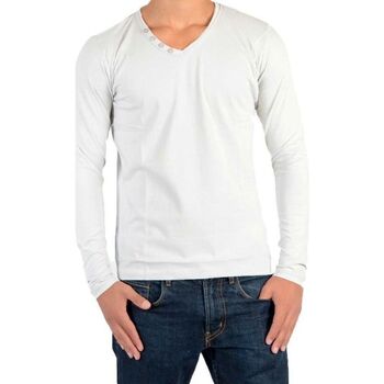 Vêtements Garçon T-shirts manches courtes Eleven Paris 34513 Blanc