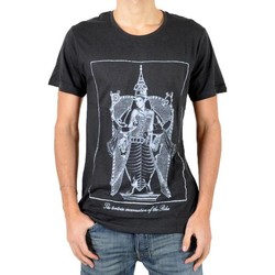 Vêtements Homme T-shirts manches courtes Eleven Paris T-Shirt Tort Noir
