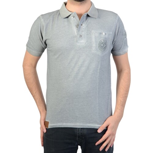 Vêtements Homme Only & Sons Geographical Norway Polo kaucun Gris