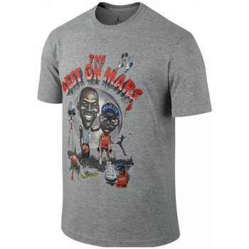 Vêtements Homme T-shirts manches courtes Nike Jordan Mike and Mars Cinema Gris
