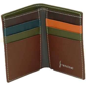 Francinel Porte-cartes en cuir vachette ref 25518 10*7*2 cm Marron